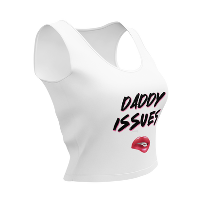 KazualTees Daddy Issues Crop Top Shirt