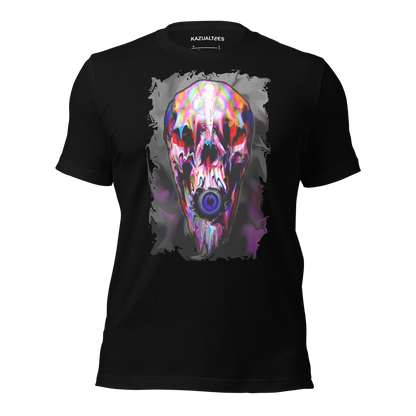 Psychedelic Skull Eye Premium T-Shirt By KazualTees