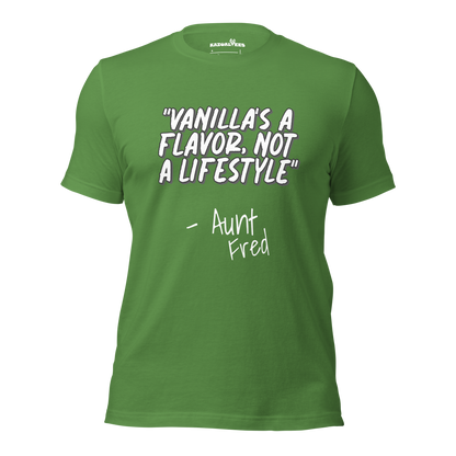 Vanilla's A Flavor, Not A Lifestyle T-shirt By KazualTees.