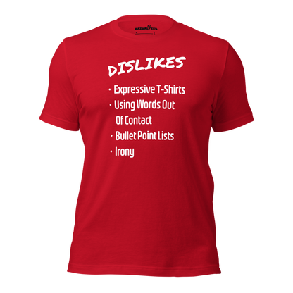 Dislikes Irony Premium T-Shirt By KazualTees